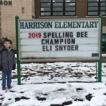 Eli Snyder HE Spelling Champ